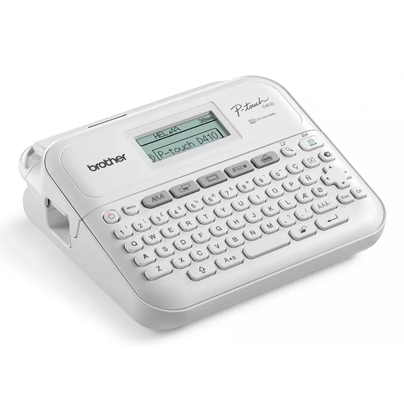 Impresora de etiquetas Brother PT-D410 transferencia térmica 180 x 180 DPI 20 mm/s con cable TZe QWERTY