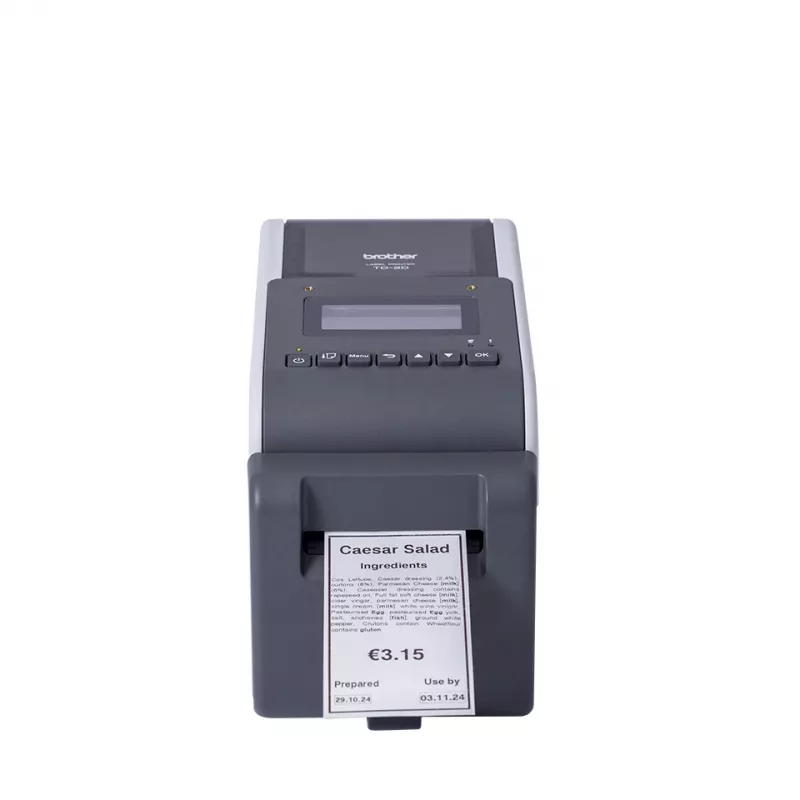 Impresora de etiquetas Brother TD-2350DFC203 térmica directa 203 x 203 DPI 152,4 mm/s con cable e inalámbrica Ethernet LAN Bluetooth