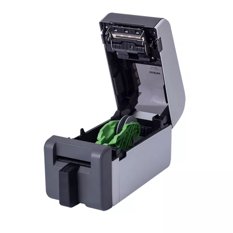 Impresora de etiquetas Brother TD-2350DFC203 térmica directa 203 x 203 DPI 152,4 mm/s con cable e inalámbrica Ethernet LAN Bluetooth