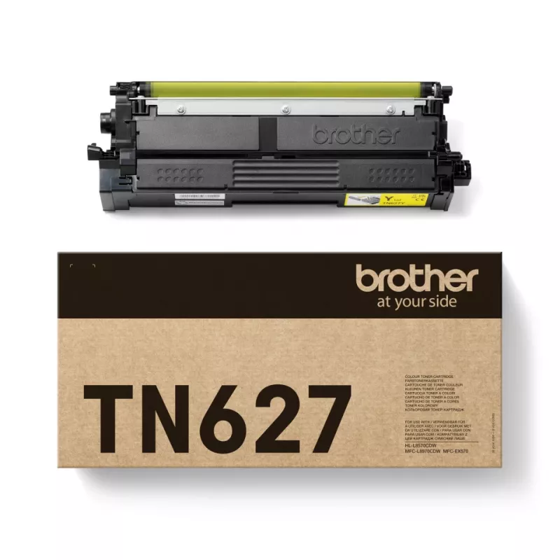 Cartucho de tóner Brother TN-627Y 1 ud. Original Amarillo