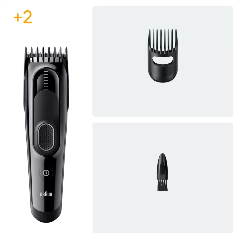 Braun HC5510 Recortadora/maquinilla de pelo Negro 9 níquel-metal hidruro (NiMH)