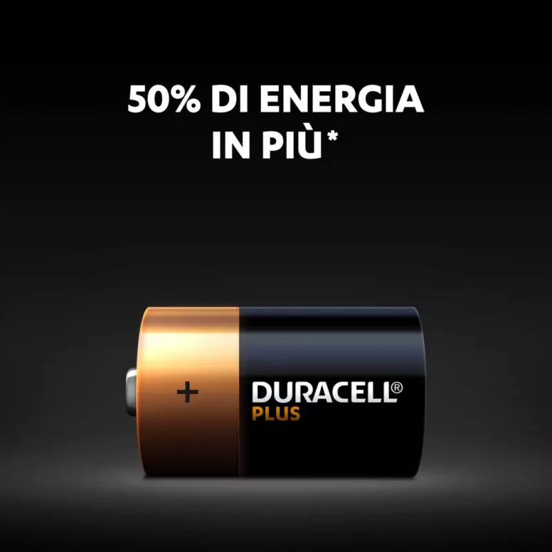 Duracell Plus pila de un solo uso D alcalina