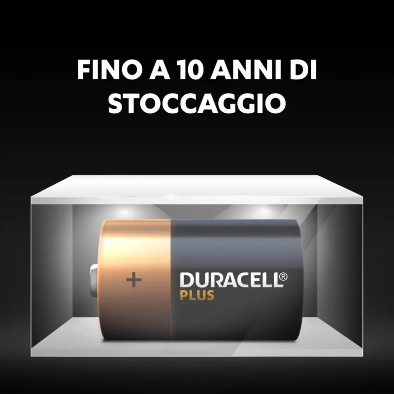 Duracell Plus pila de un solo uso D alcalina