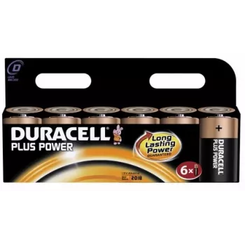 Duracell 6x D 1,5V pila de un solo uso alcalina