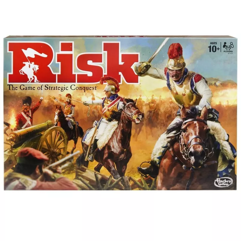Juego de mesa HASBRO Risk (Guerra) — juego estratégico de conquista, a partir de 10 años