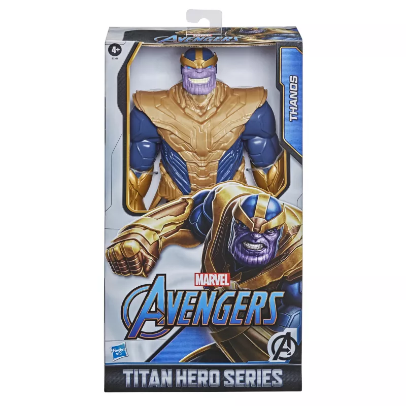 Figura de acción Marvel Avengers Blast Gear Deluxe Thanos, 4 años, Azul, Amarillo