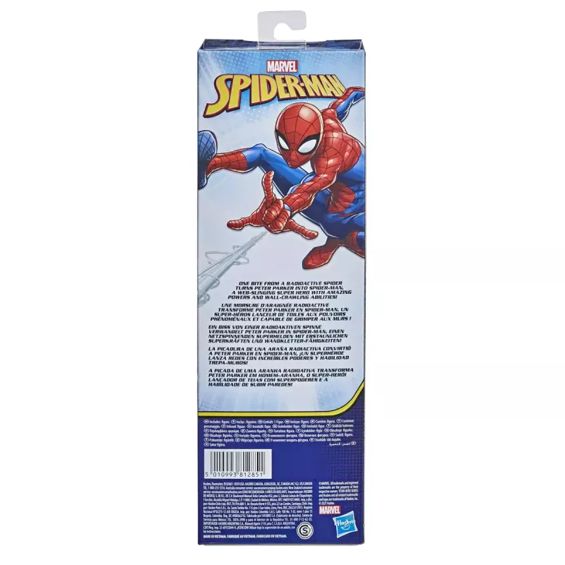 Figura de acción HASBRO Marvel Spider-Man Titan Hero Spider-Man, plástico, multicolor, a partir de 4 años