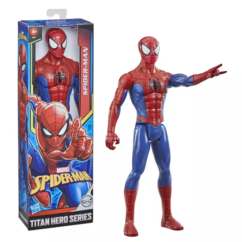 Figura de acción HASBRO Marvel Spider-Man Titan Hero Spider-Man, plástico, multicolor, a partir de 4 años