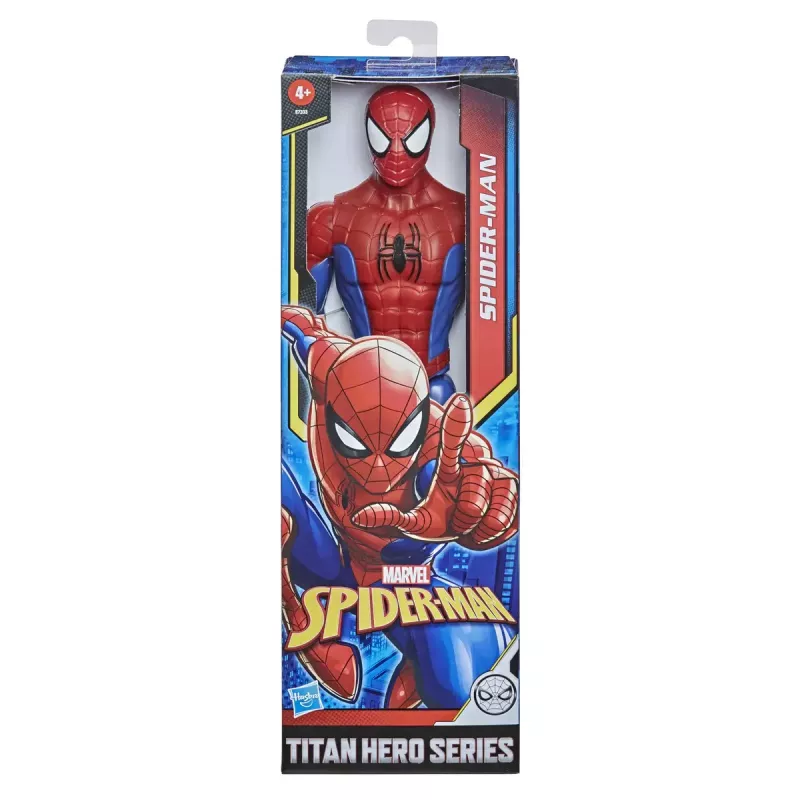 Figura de acción HASBRO Marvel Spider-Man Titan Hero Spider-Man, plástico, multicolor, a partir de 4 años