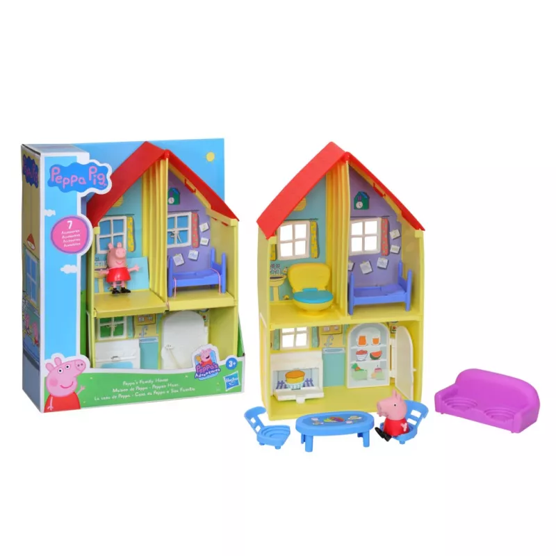Peppa Pig Peppa’s Adventures La casa familiar de Peppa, acción/aventura, 3 años, multicolor, plástico
