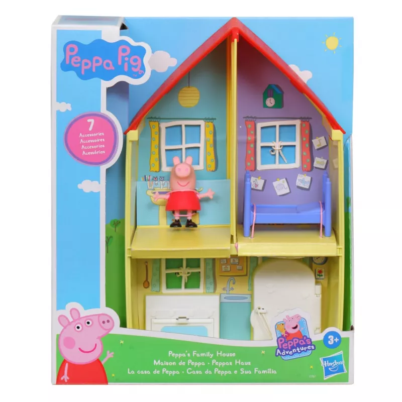 Peppa Pig Peppa’s Adventures La casa familiar de Peppa, acción/aventura, 3 años, multicolor, plástico