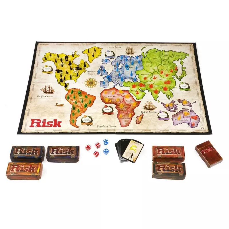 Juego de mesa Hasbro Gaming Risk War Edad recomendada 10 años