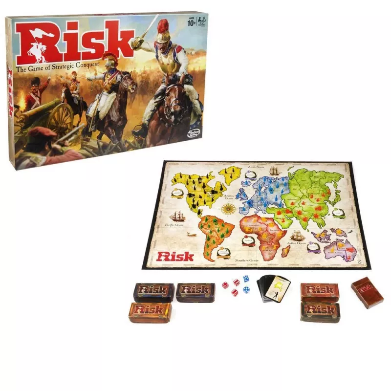 Juego de mesa Hasbro Gaming Risk War Edad recomendada 10 años