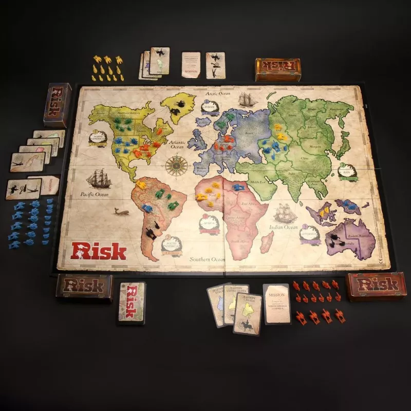 Juego de mesa Hasbro Gaming Risk War Edad recomendada 10 años