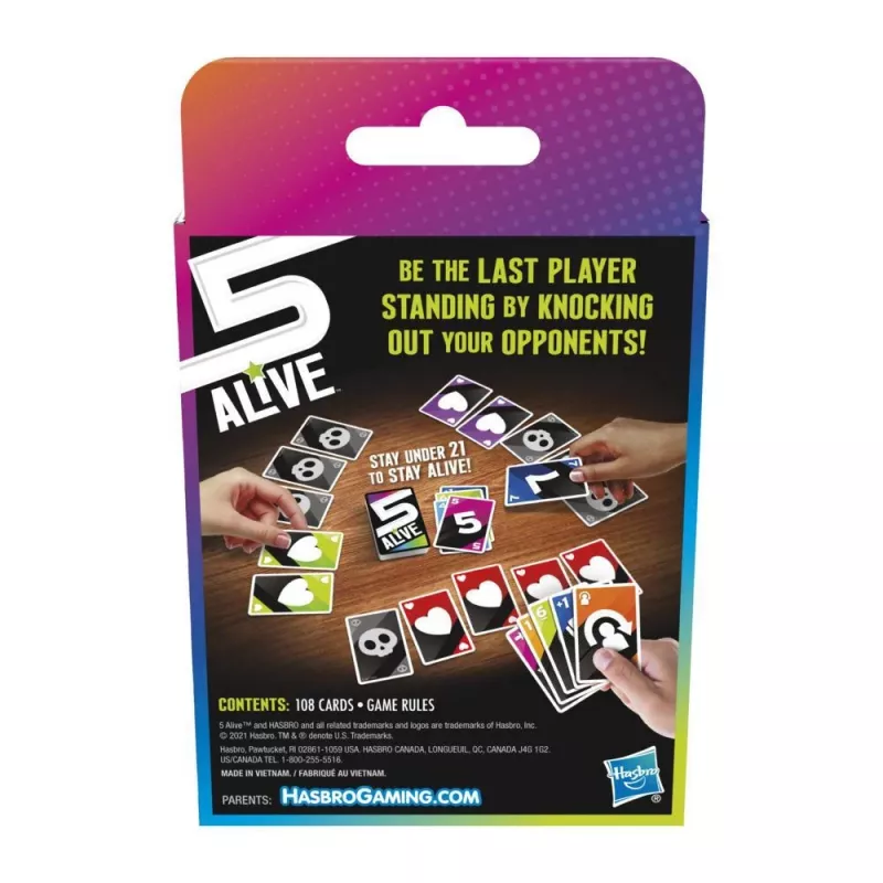 Juego de cartas Hasbro Gaming F4205 5 Alive coleccionista