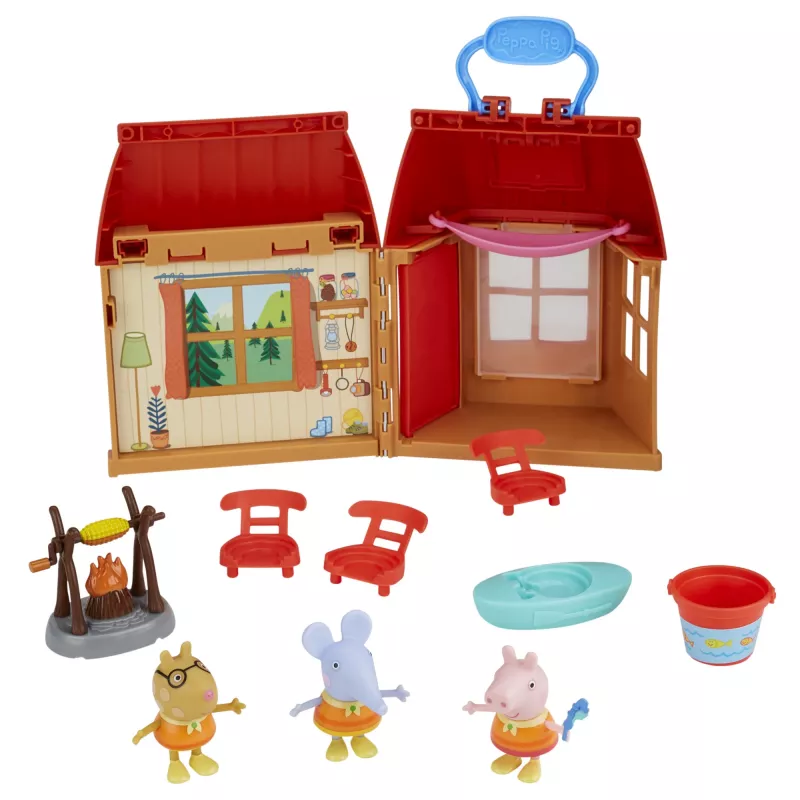 Peppa Pig Peppa's acogedora acampada, acción/aventura, 3 años, multicolor