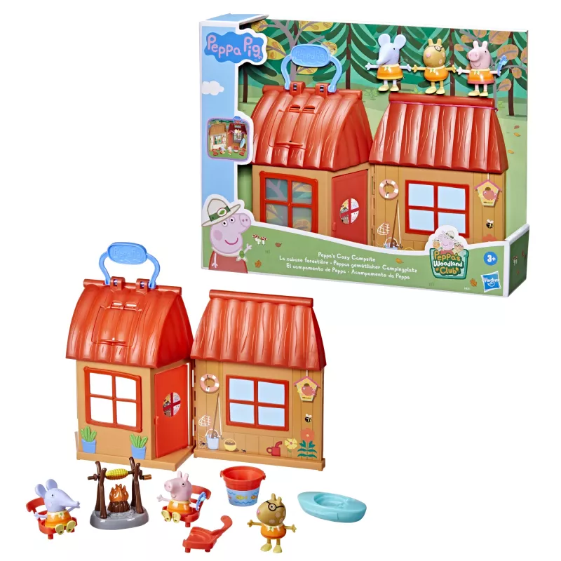 Peppa Pig Peppa's acogedora acampada, acción/aventura, 3 años, multicolor