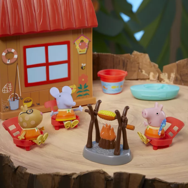 Peppa Pig Peppa's acogedora acampada, acción/aventura, 3 años, multicolor