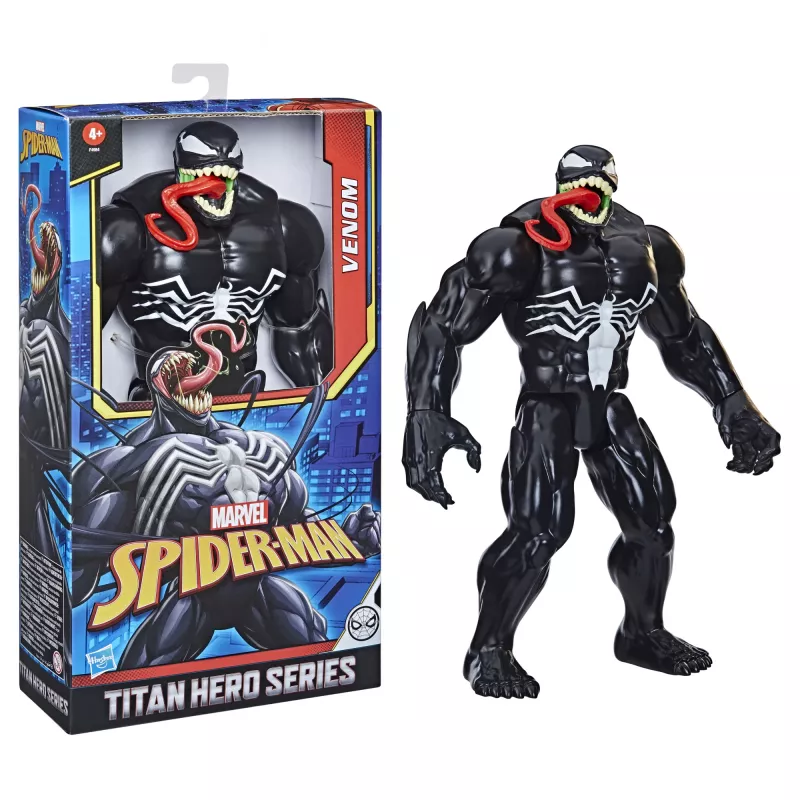 Marvel Spider-Man Titan Hero Series Venom, 4 años, Spider-Man, Negro, Rojo, Blanco