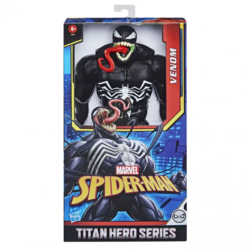 Marvel Spider-Man Titan Hero Series Venom, 4 años, Spider-Man, Negro, Rojo, Blanco