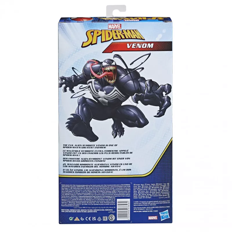 Marvel Spider-Man Titan Hero Series Venom, 4 años, Spider-Man, Negro, Rojo, Blanco