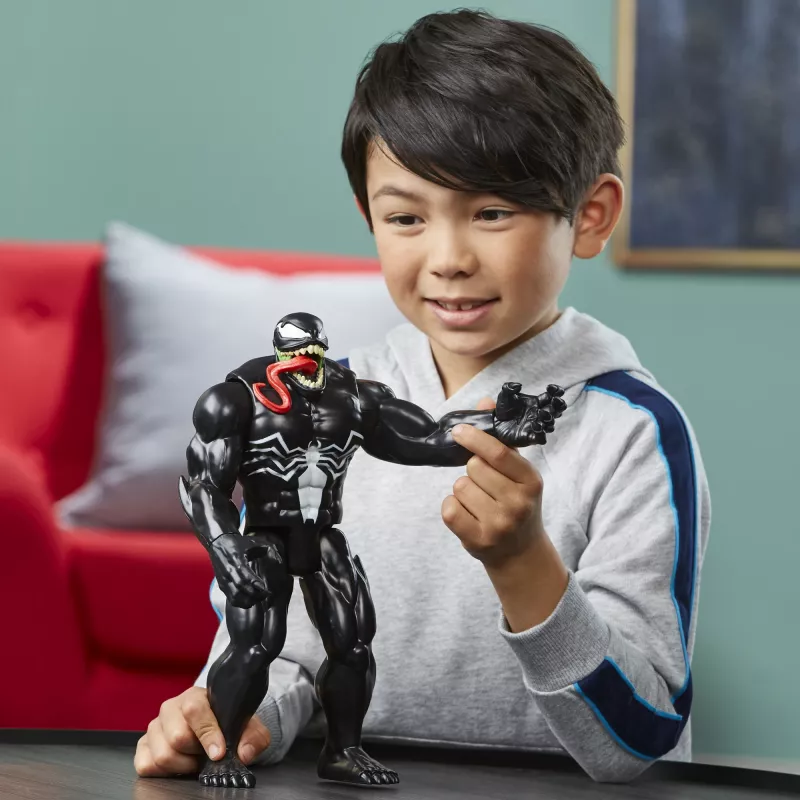 Marvel Spider-Man Titan Hero Series Venom, 4 años, Spider-Man, Negro, Rojo, Blanco