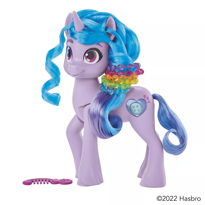 My Little Pony See Your Sparkle Izzy Moonbow, niña, 5 años, efectos de luz, con sonido
