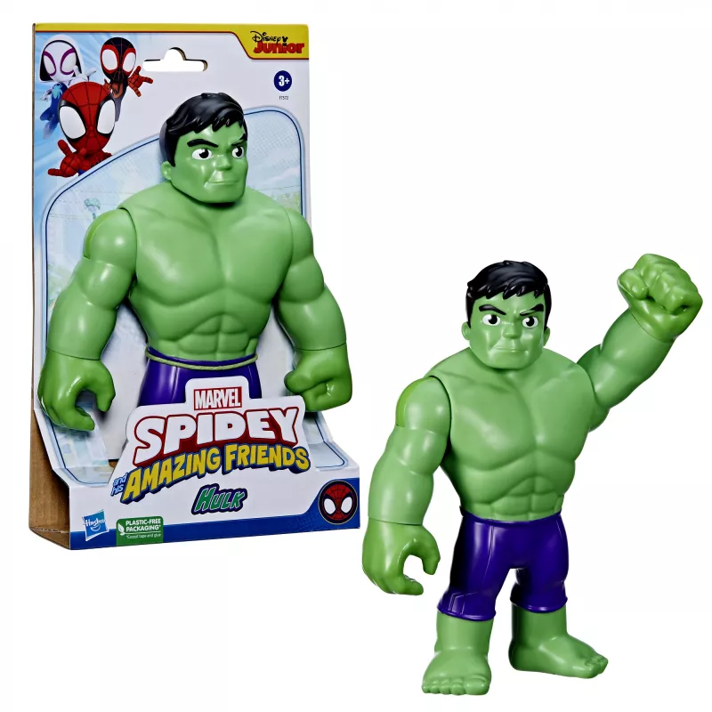 Marvel Spidey y sus sorprendentes amigos – Supersized Hulk, 3 años, multicolor, plástico