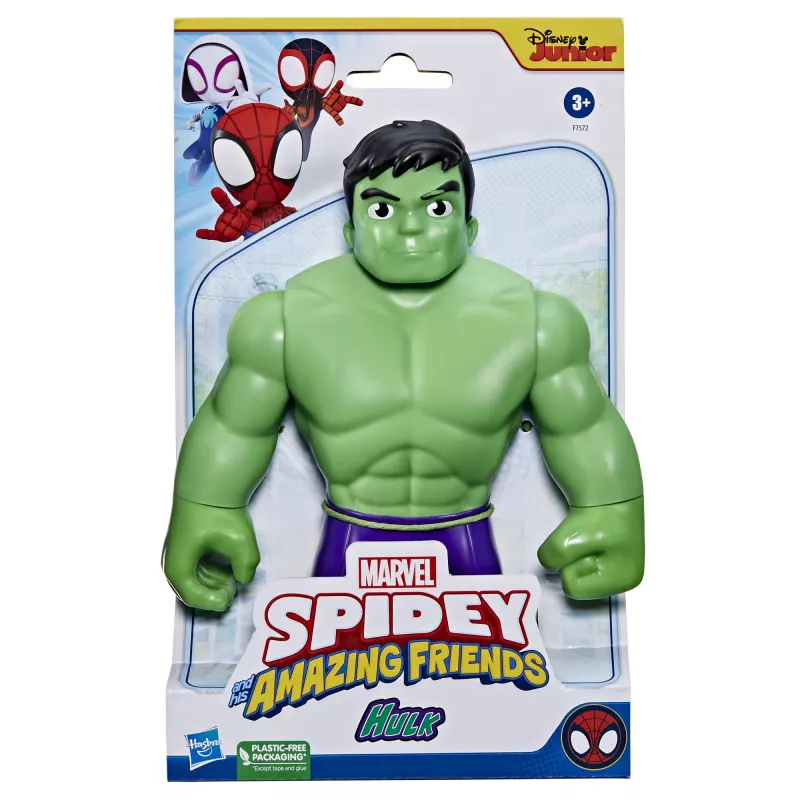 Marvel Spidey y sus sorprendentes amigos – Supersized Hulk, 3 años, multicolor, plástico
