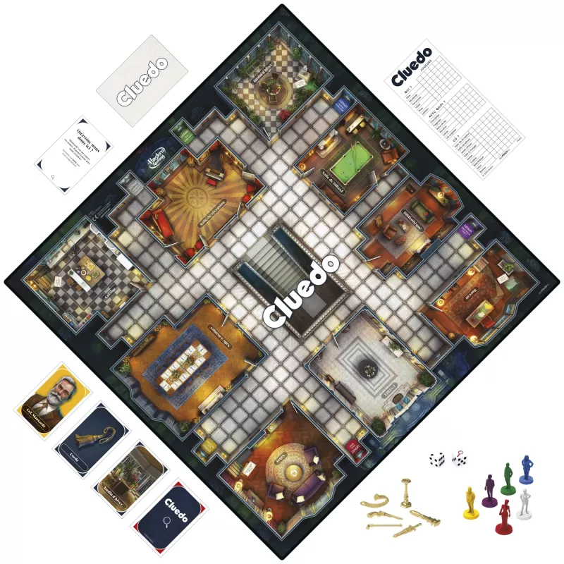 Hasbro Gaming Cluedo 45 min juego de mesa detectivesco