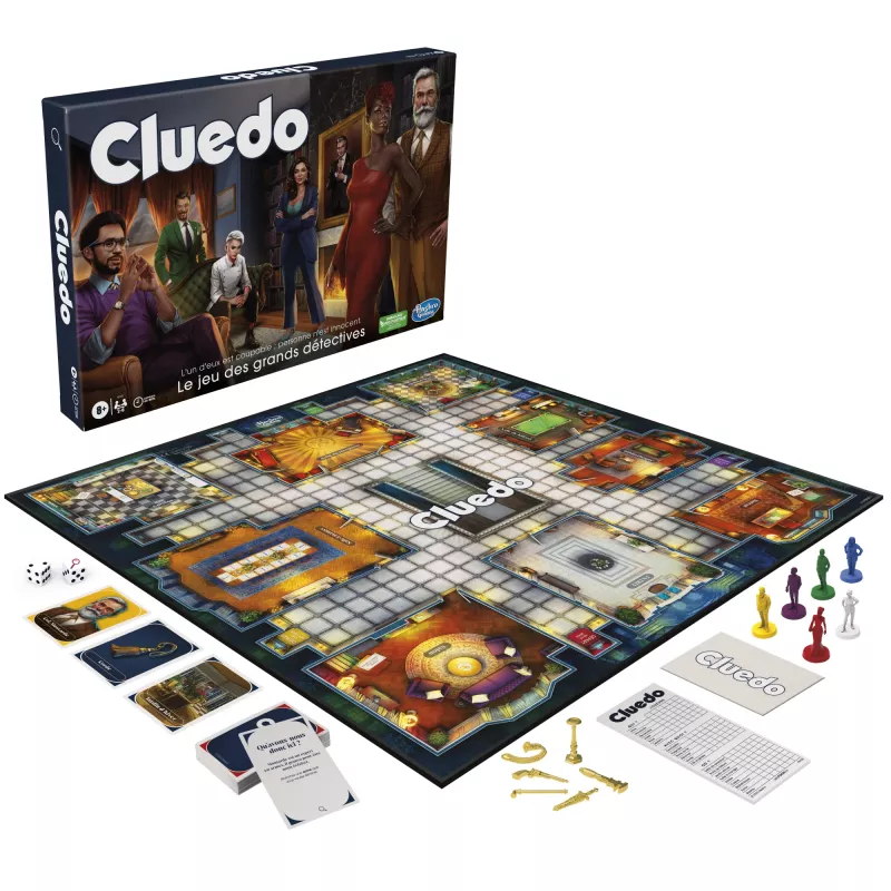 Hasbro Gaming Cluedo 45 min juego de mesa detectivesco