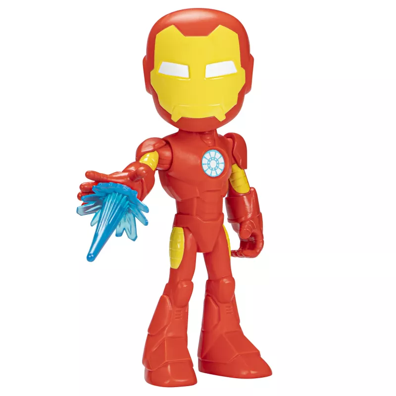 Marvel Spidey y sus Super Amigos – Figura sobredimensionada de Iron Man, 3 años, Marvel, rojo, amarillo