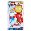 Marvel Spidey y sus Super Amigos – Figura sobredimensionada de Iron Man, 3 años, Marvel, rojo, amarillo