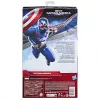 Figura de acción AVENGERS Captain America Deluxe Movie Titan Figura 30 cm — figura de colección de 30 cm