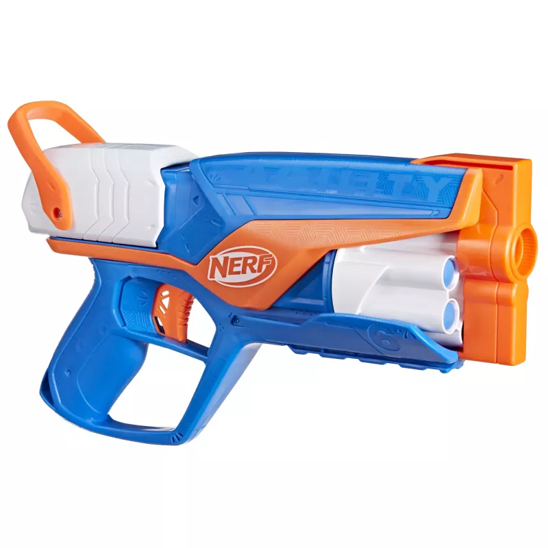 Lanzador de juguete NERF N Series Agility azul naranja blanco 8 años