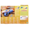 Lanzador de juguete NERF N Series Agility azul naranja blanco 8 años