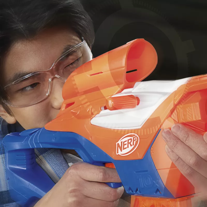Lanzador de juguete NERF Nerf N Series Pinpoint azul naranja 8+