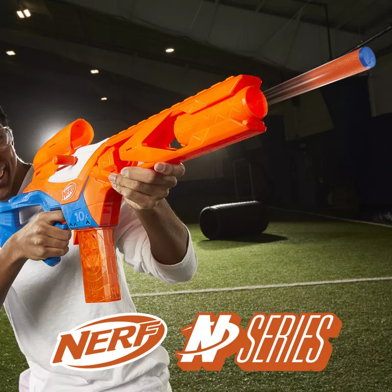 Lanzador de juguete NERF Nerf N Series Pinpoint azul naranja 8+