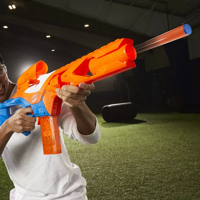 Lanzador de juguete NERF Nerf N Series Pinpoint azul naranja 8+