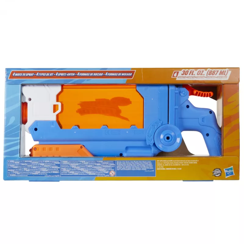 Nerf Super Soaker Flip Fill, lanzador de juguete, 6 años