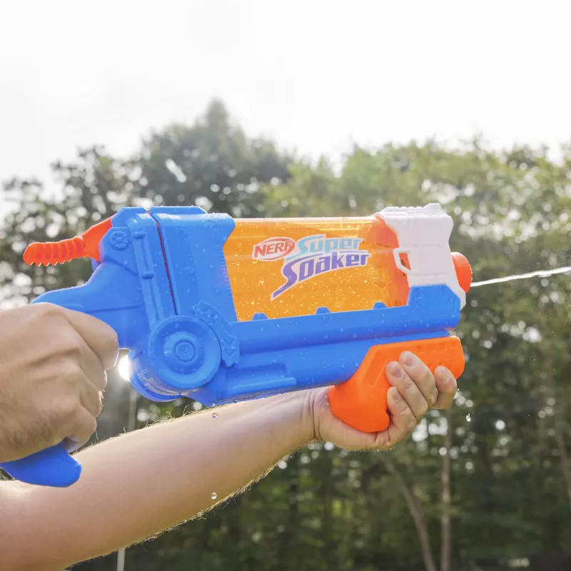 Nerf Super Soaker Flip Fill, lanzador de juguete, 6 años
