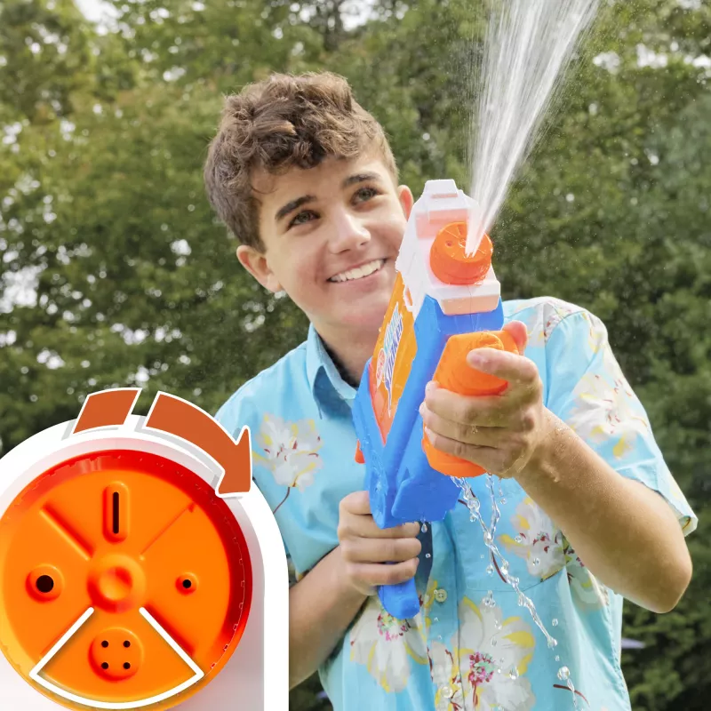 Nerf Super Soaker Flip Fill, lanzador de juguete, 6 años