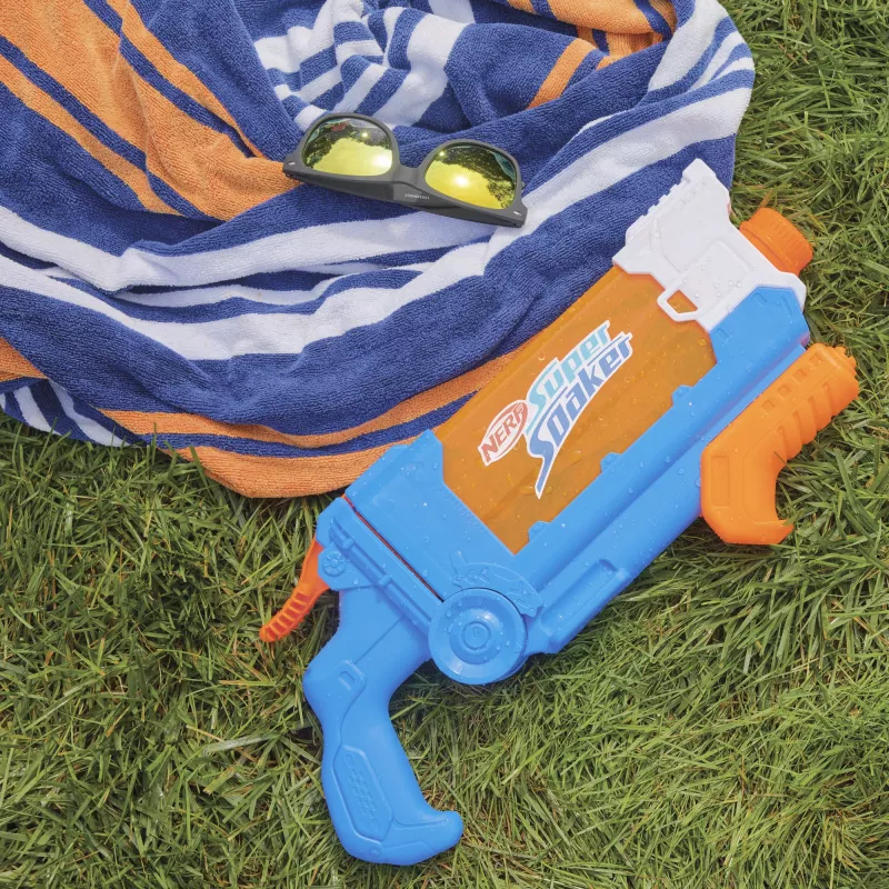 Nerf Super Soaker Flip Fill, lanzador de juguete, 6 años