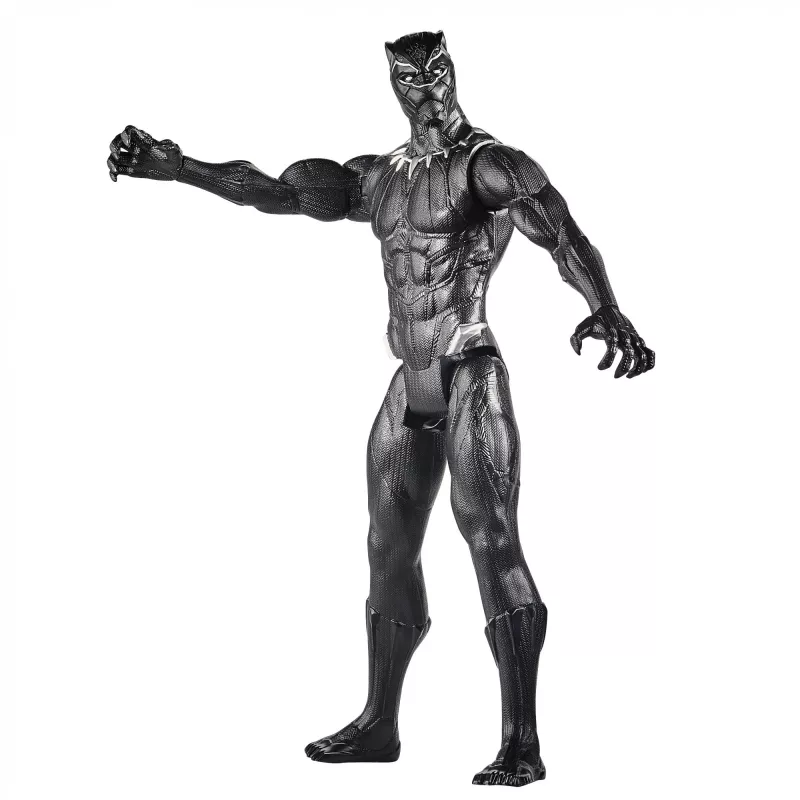 Marvel Avengers Titan Hero Figura Black Panther, 4 años, multicolor, plástico