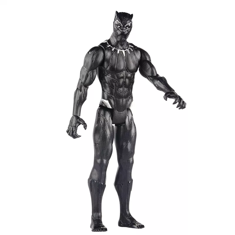 Marvel Avengers Titan Hero Figura Black Panther, 4 años, multicolor, plástico