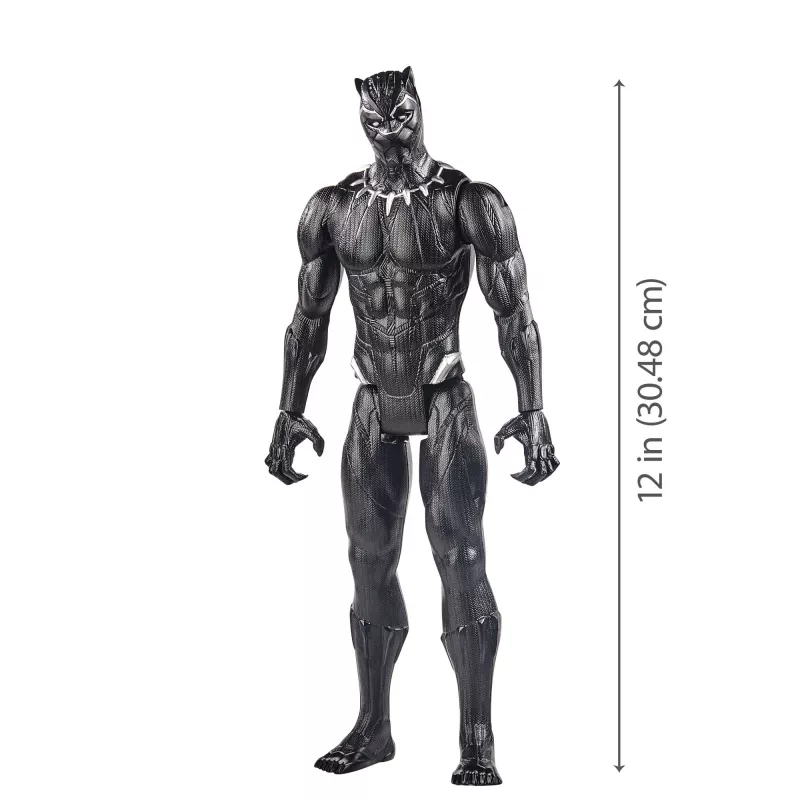 Marvel Avengers Titan Hero Figura Black Panther, 4 años, multicolor, plástico