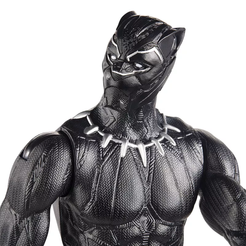 Marvel Avengers Titan Hero Figura Black Panther, 4 años, multicolor, plástico
