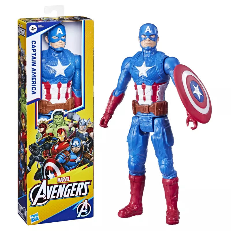 Marvel Avengers Captain America, 4 años, azul, rojo, blanco, plástico