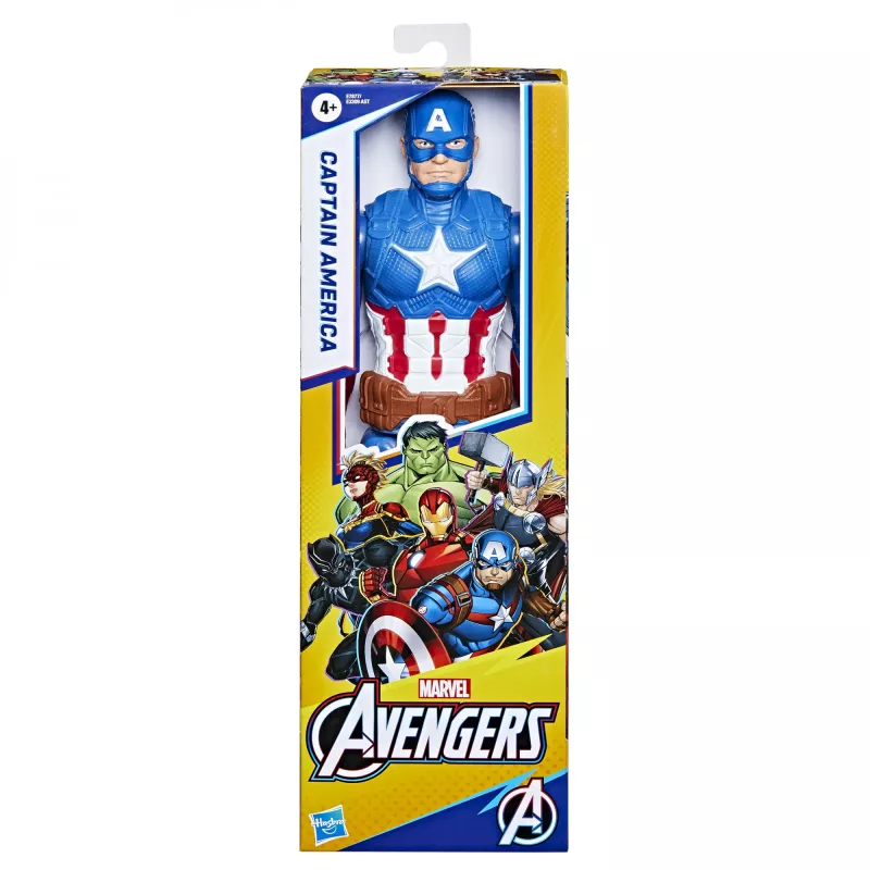 Marvel Avengers Captain America, 4 años, azul, rojo, blanco, plástico