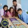 Monopoly Knockout juego familiar, juegos de mesa rápidos para edad 8+, 2–8 jugadores, 20 min.
